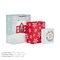Hallmark Rustic Christmas Gift Bag Assortment (8 Bags: 3 Small 6", 3 Medium 9", 2 Large 13") Gray, White and Red, Farmhouse, Snowman, Snowflakes, Merry and Bright Wreath